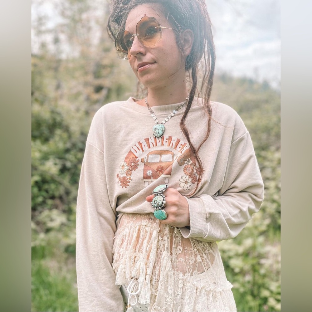 Tree Of Life Boho Sweatshirt one size